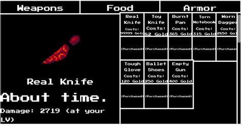 apron undertale|undertale strongest weapon.